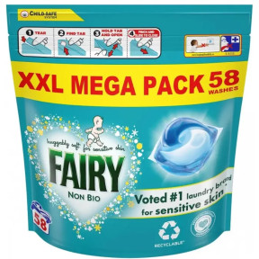 Капсулы для стирки Fairy Non-Bio, 54  шт